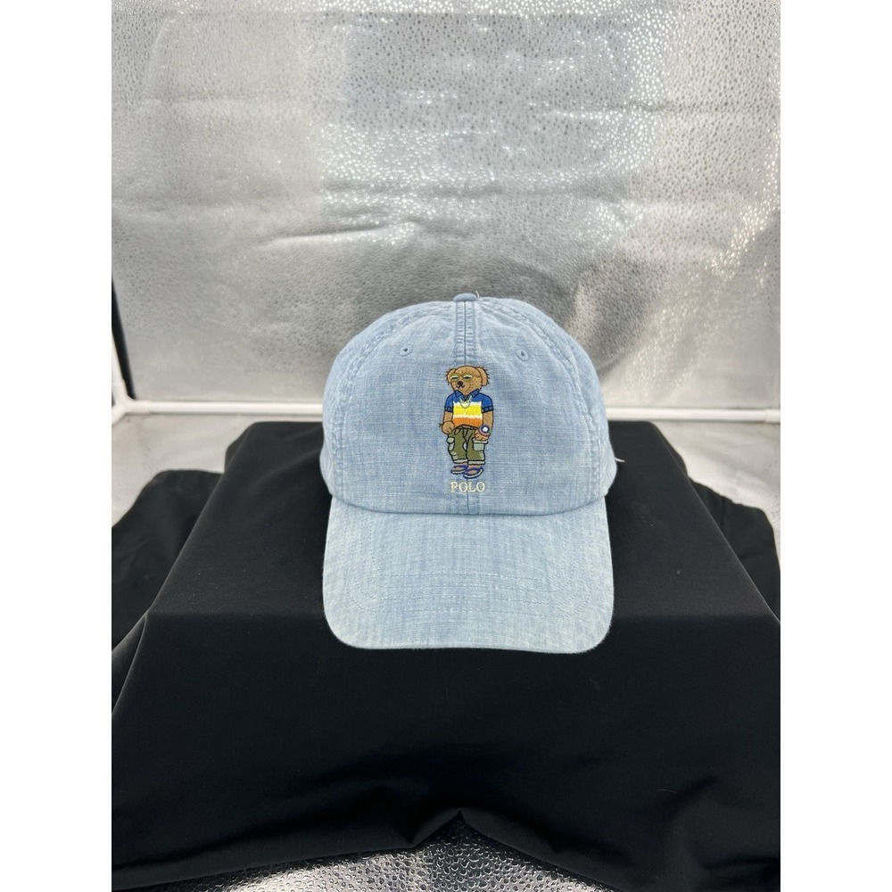 Polo Ralph Lauren Polo Bear Chambray Ball Cap Chambray #710966835002 NWT